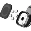 Magnetic car holder for phone grille