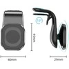 Magnetic car holder for phone grille