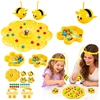 Lean Toys Magnetinis vikrumo žaidimas „Bitės“, 2 žaidėjams