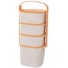 Orion Pietų Dėžutė Plastikinė 4 Lygių 2l, 3x1,15 l