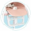 Rožinė ECOTOYS 3-in-1 sulankstoma vaikiška maitinimo kėdutė rožinė