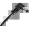 Złącze Maitinimo laidas Kabelio jungtis - kampinis kištukas 2,1x5,5 mm