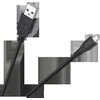 Oem USB - micro USB kabelis 1.5m Juodas