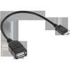 Cabletech USB kabelio lizdas A - mikro USB kištukas 20 cm