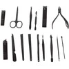 Manicure set nail clippers scissors 16el case