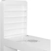 Activeshop Manikiūro stalas su dulkių surinkėju COSMETIC DESK LEFT SHELF Baltas