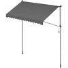Songmics Tentas su rankine alkūne 300 x 120 cm antracito spalvos