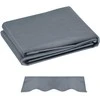 Outsunny Tentinis Audinys Tentinis Audinys su Volanu Atsparus Vandeniui Pakeitimo Audinys 4 x 3 m Tentiniams Audiniams Tentinis Audinys Tentinis Audinys Apsauga Nuo Saulės Sode Balkone Kieme Pilka