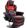 Homcom Ergonomiška gulima gaming kėdė su puodelio laikikliu