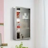 Homcom Metalinė namų vaistinėlė nerūdijančio plieno 25 x 12 x 48cm
