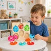 Lean Toys Medinė dinozaurų dėlionė kiaušiniuose