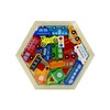 Lean Toys Medinė dėlionė su transporto priemonėmis vaikams, 15 dalių