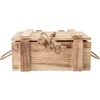 Orion sandėliavimo dėžutė medinė 30x21x12 cm su dangčiu