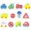 Roger Mediniai blokai, skirti lentų lentų automobilių transporto priemonių sriegimui