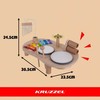 Medinis edukacinis muzikinis stalas Kruzzel 26903, 24,5x38,5x23,5 cm