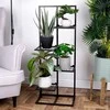 Orion Metalinis gėlių stovas 4 lygių 102 cm juodas