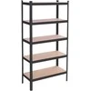 Metalinė lentynėlė Springos 150 x 75 x 30 cm, 5 lentynos, 675 kg apkrova