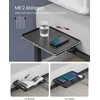 Songmics Vasagle 140 x 200 cm lova su metalinėmis lentynomis