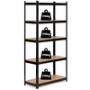 Metalinė sandėlio lentyna 180x90x40 cm rūsio garažui 5 lentynos 875 kg ModernHome