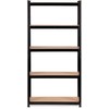 Metalinė sandėlio lentyna 180x90x40 cm rūsio garažui 5 lentynos 875 kg ModernHome