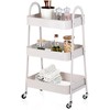 Storage Solutions Mobilus Lentynas 3 Skyrių 44x31,5x78,5 cm - Virtuvinis Krepšys - Organizatorius