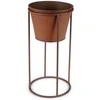 Vilde Gėlių vazonas su stovu metalinė 41 cm, retro stiliaus