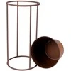 Vilde Gėlių vazonas su stovu metalinė 41 cm, retro stiliaus