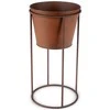 Vilde Gėlių vazonas su stovu metalinė 44 cm - retro stiliaus