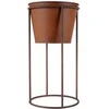 Vilde Gėlių vazonas su stovu metalinė 44 cm - retro stiliaus