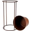 Vilde Gėlių vazonas su stovu metalinė 44 cm - retro stiliaus