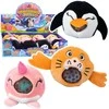 Lean Toys Minkštas pliušinis žaislas su vandens rutuliukais, 6 cm