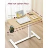 TV staliukas Songmics Mobilus šoninis staliukas 80 x 45 x (65–102) cm