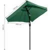 MultiGarden Žalias sodo skėtis 200 x 140 cm
