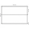 MultiGarden ModernHome sūpynių sėdynė, pilka, 140 cm x 100 cm