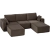 Modulinė U formos sofa be rėmo 287 × 186 × 87 cm