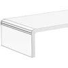 Homcom Ergonomiškas akrilo monitoriaus stovas nešiojamajam kompiuteriui 53x19x9cm