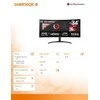 Monitorius LG | 34WR50QK-B | 34 " | VA | QHD | 21:9 | 100 Hz | 5 ms | 3440 x 1440 pikselių | 240 cd/m² | HDMI jungtys quantity 2