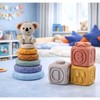 Lean Toys Montessori sensorinis bokštas su kaladėlėmis 13 vnt.