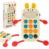 Montessori sensorinis žaislas kūdikiams telefonas su mygtukais žmogus