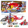 Lean Toys Multifunkcinis gelbėjimo sraigtasparnis su priedais