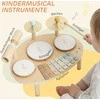 Mušamųjų instrumentų rinkinys natūralaus medžio