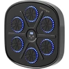 SPORTNOW Music Boxing Machine, elektroninis "Bluetooth" bokso treniruoklis su LED lemputėmis, muzika, sieninis bokso taikinys suaugusiesiems, pratimai namuose, juodas