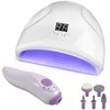 Nagų priežiūros rinkinys su 12W LED/UV lempa ir frezavimo įrenginiu