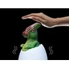 Naktinė lempa dinozauras, RGB LED, su medine pagrindu