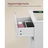 Songmics Vasagle 2 naktinių spintelių rinkinys 2 2 kintamosios srovės lizdai modernus debesų baltos spalvos