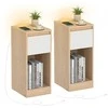 Songmics Naktinis staliukas 2vnt. 30 × 25 × 59,5 cm