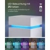 Songmics Vasagle Naktinė spintelė su LED apšvietimu