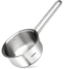 Nerūdijančiojo plieno prikaistuvis su aliumininiu dugnu, sidabrinis, 12 cm, 600 ml