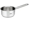 Nerūdijančiojo plieno prikaistuvis su aliumininiu dugnu, sidabrinis, 12 cm, 600 ml