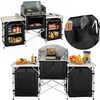 Springos Nešiojamas BBQ stalas 80 x 50 x 20 cm